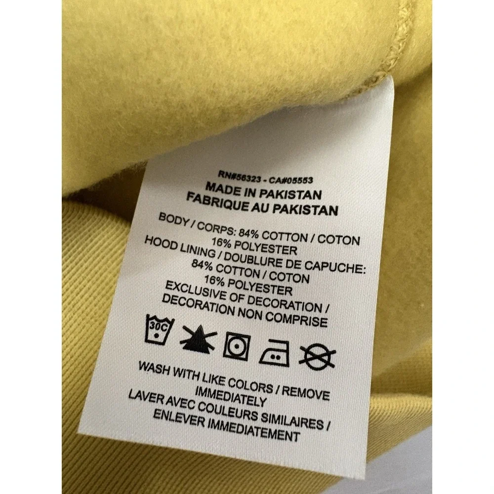 NEW Nike Solo Swoosh Fleece Pullover Hoodie Yellow Men's Size Medium DX1355-700